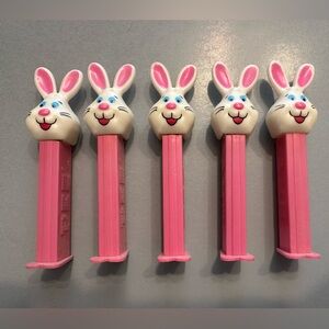 Pink Easter Bunny Pez Dispensers